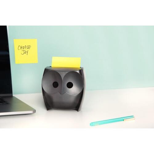 Podajnik do karteczek Post-it Z-Notes Sowa, + 2x45 kart. 76x76mm 7100322315 3M
